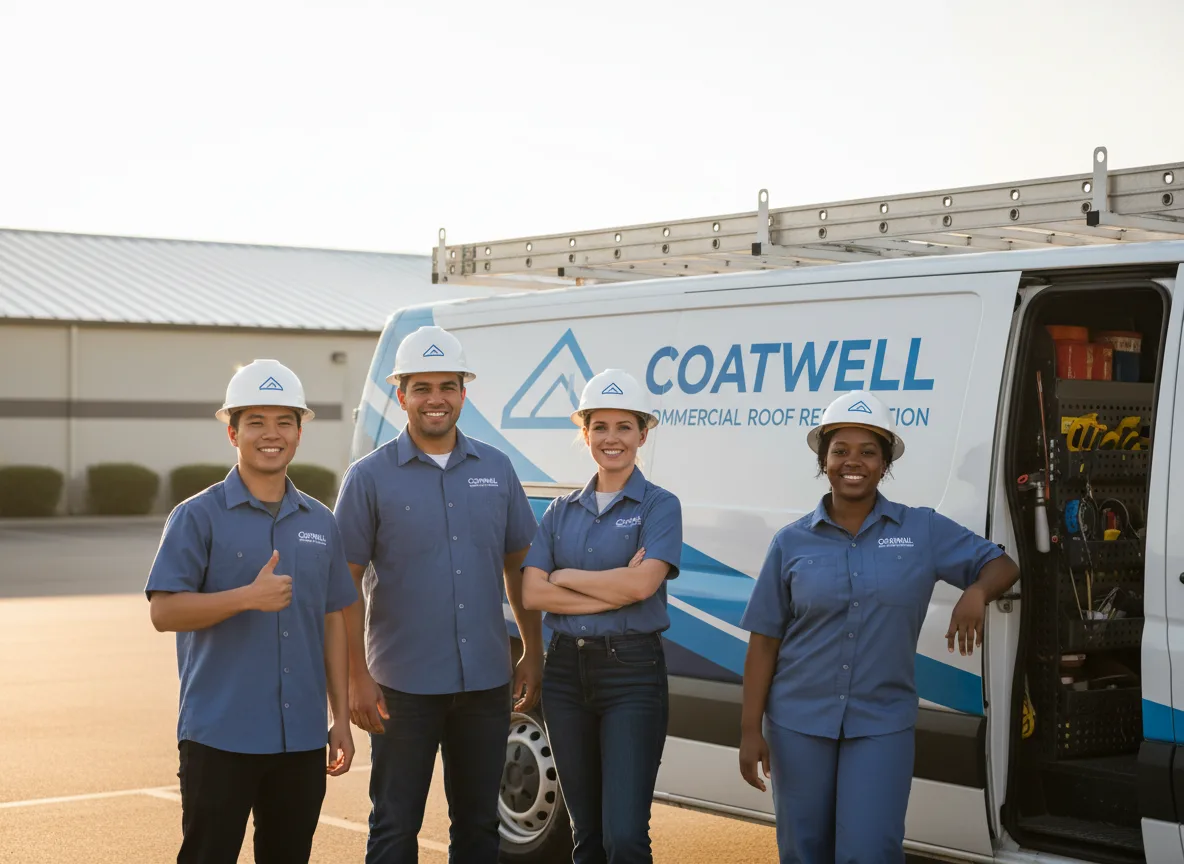 Commercial roof coating company in Melba, ID